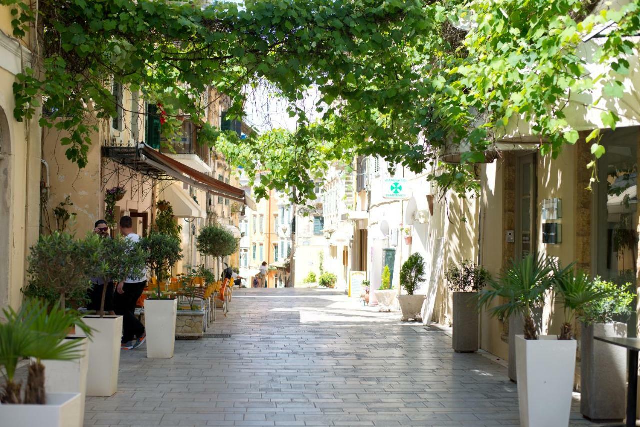Attic Apartment In Corfu Old Town Centre Eksteriør billede